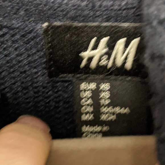 H&M-Mens Shawl Collar SlimFit Knit Ribbed Pullover - Picture 4 of 8